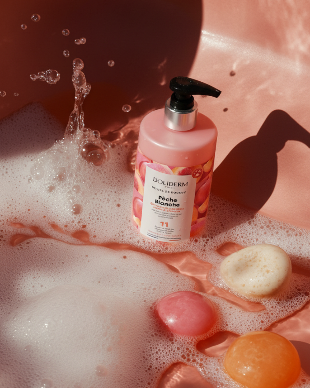 Gel douche crémeux Pêche Blanche 11