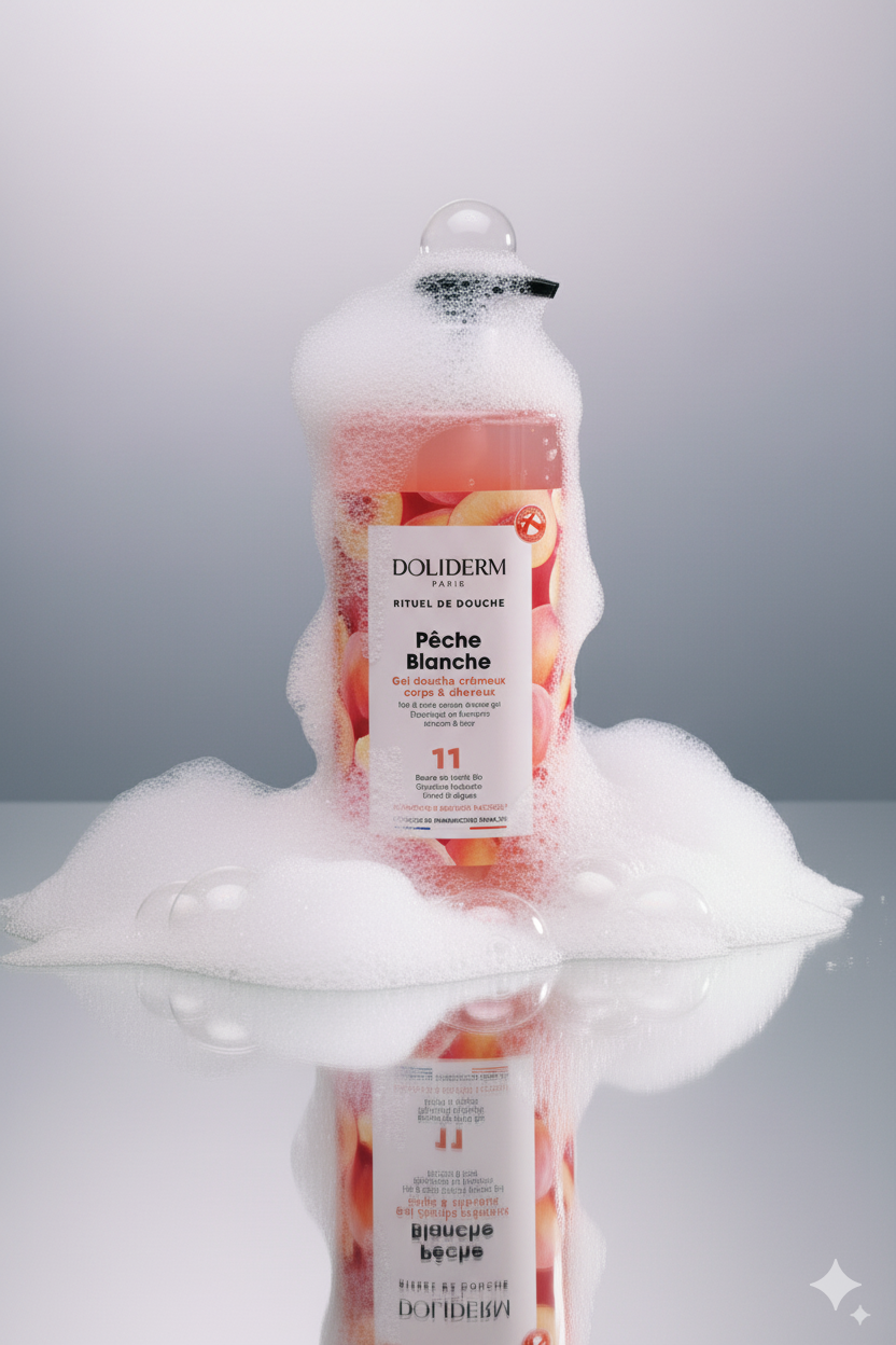Gel douche crémeux Pêche Blanche 11