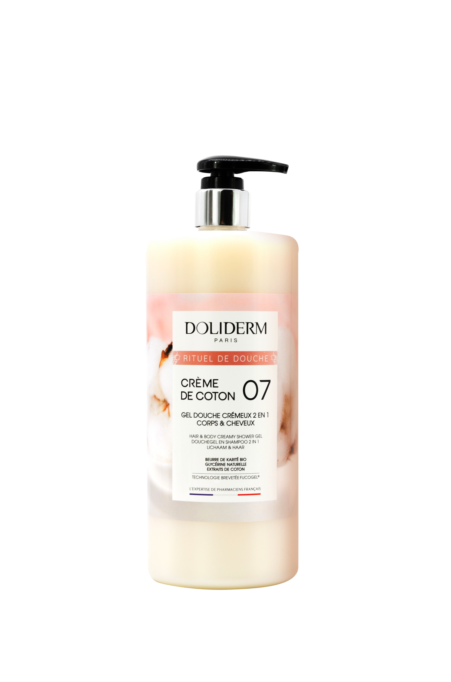 Gel douche crémeux Crème de Coton 07