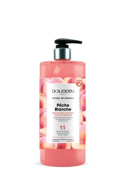 Gel douche crémeux Pêche Blanche 11