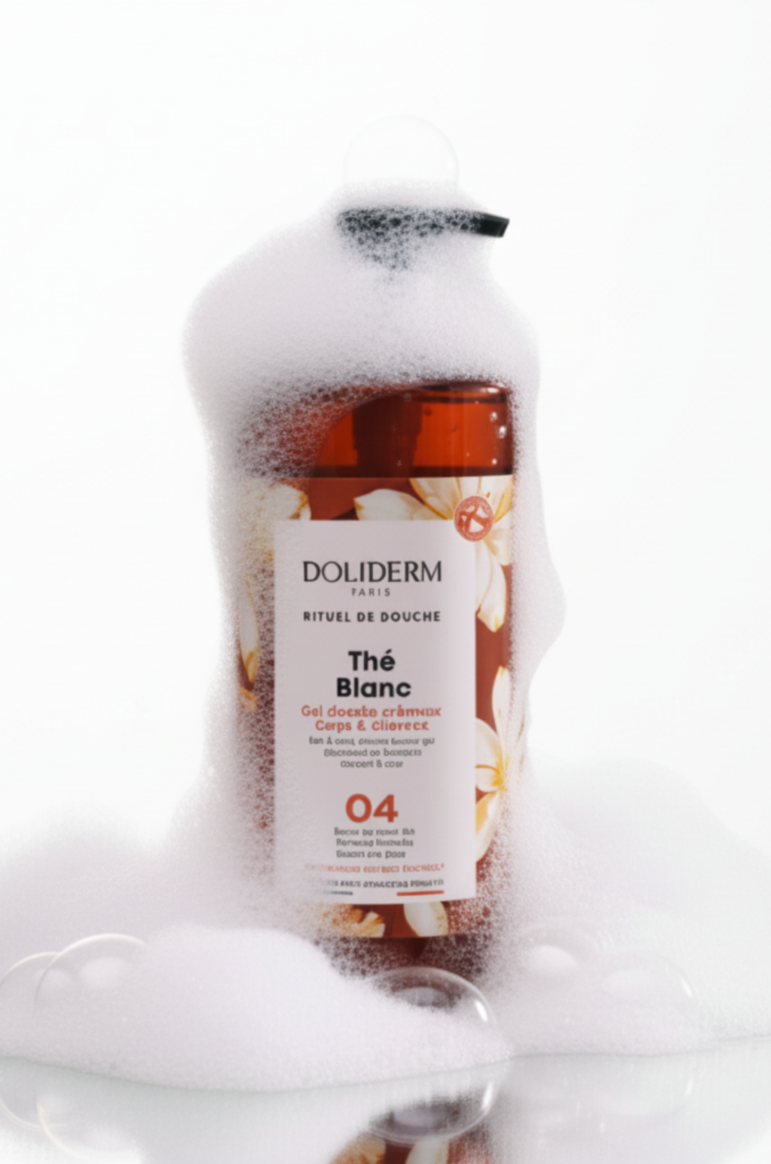 Gel douche crémeux Thé Blanc 04