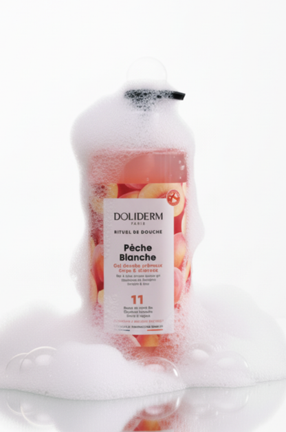 Gel douche crémeux Pêche Blanche 11