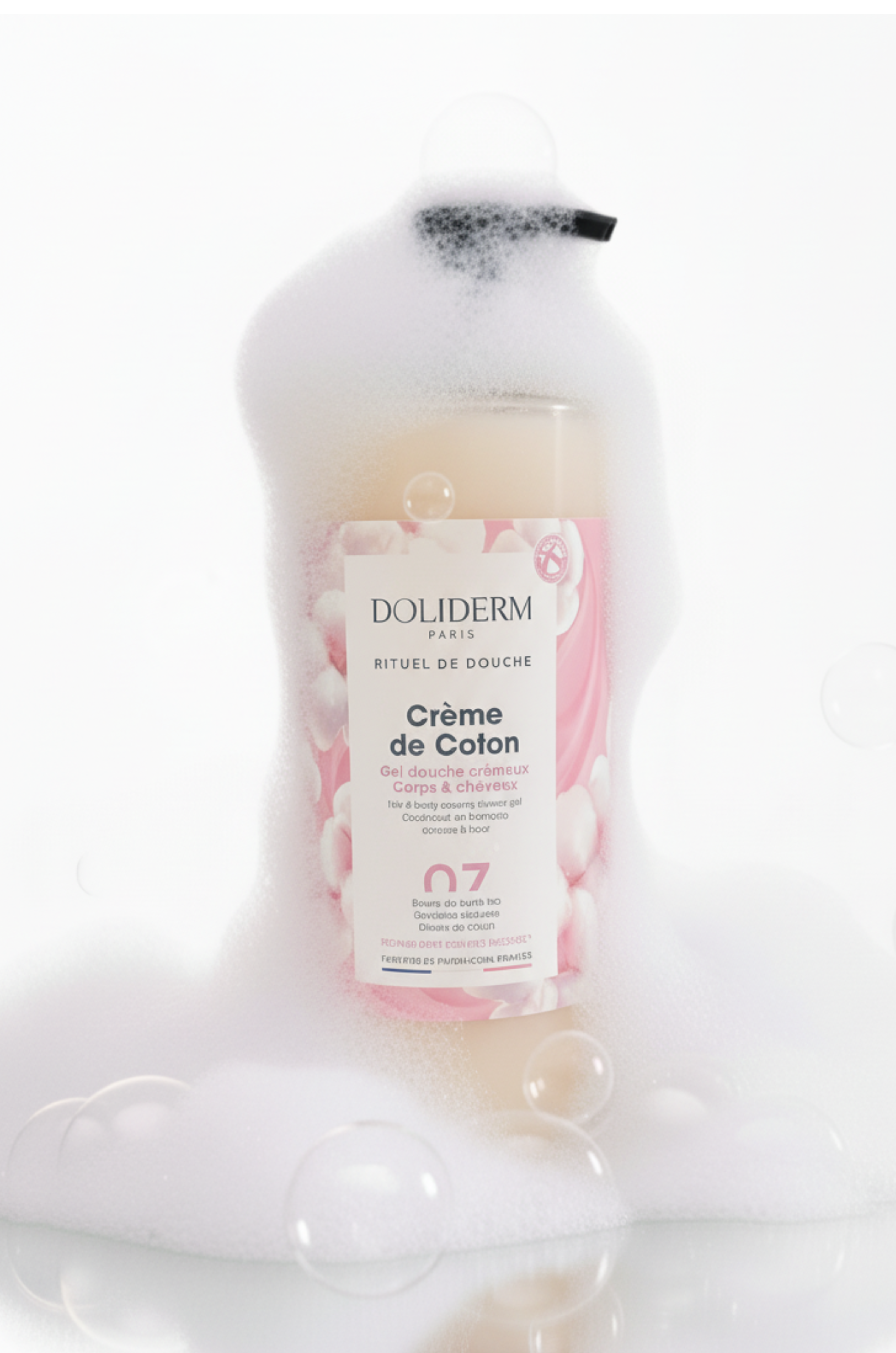 Gel douche crémeux Crème de Coton 07
