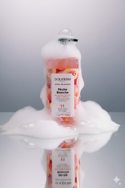 Gel douche crémeux Pêche Blanche 11